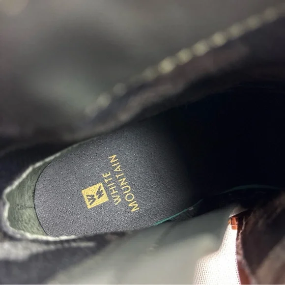 White Mountain Women's Brown Dark Tan Dessert Zipper Booties Shoe Size 6 - Picture 11 of 12